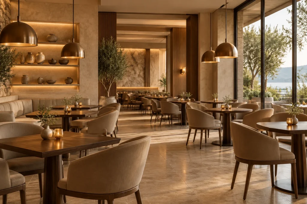Nhà hàng & Quán café — hình minh họa AI